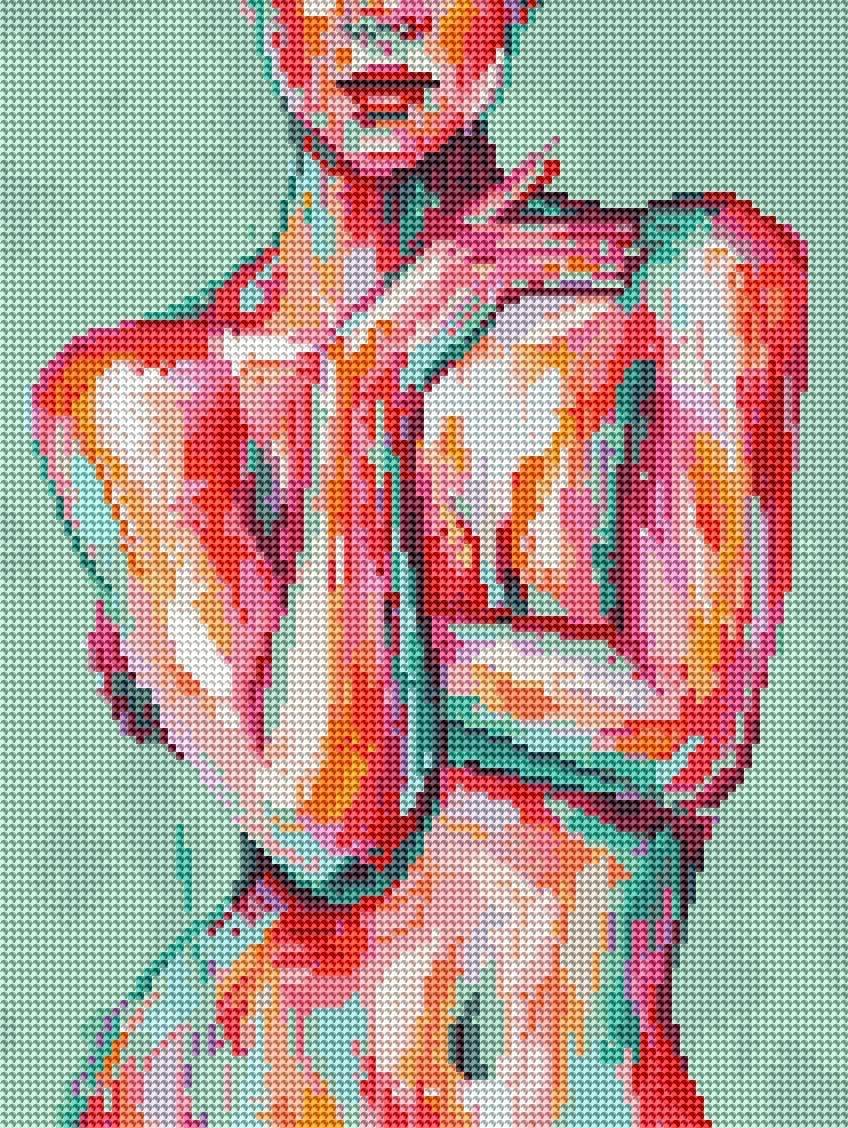 Алмазная мозаика Brushme Голая элегантность 30x40 см (DRBS53921)