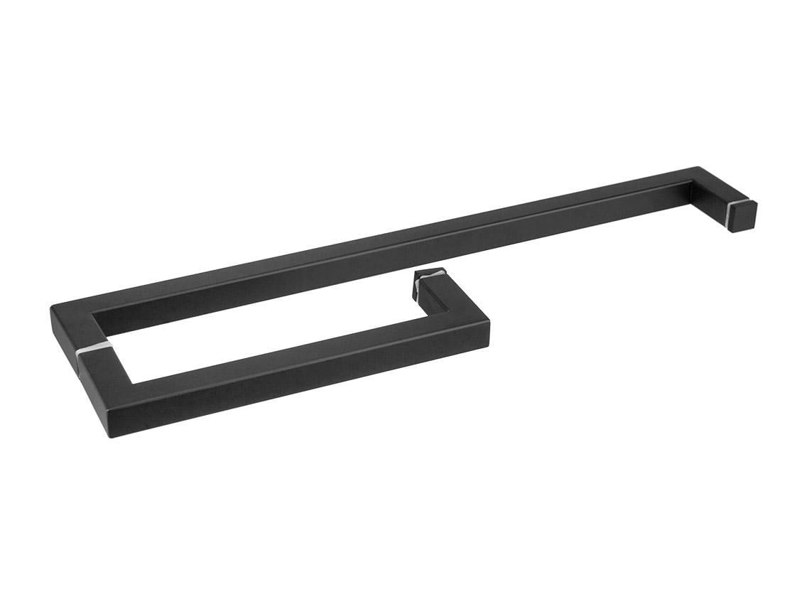 Ручка-рушникотримач Giff 19х19х430х200 мм Чорний матовий (25233501)