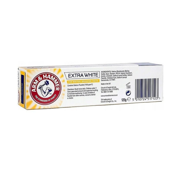 Зубна паста відбілююча Arm&Hammer Extra White захист від карієсу 125 г (14729073) - фото 2