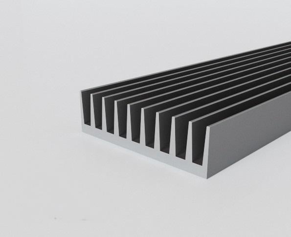 Профиль радиаторный алюминиевый 92х26х100 мм