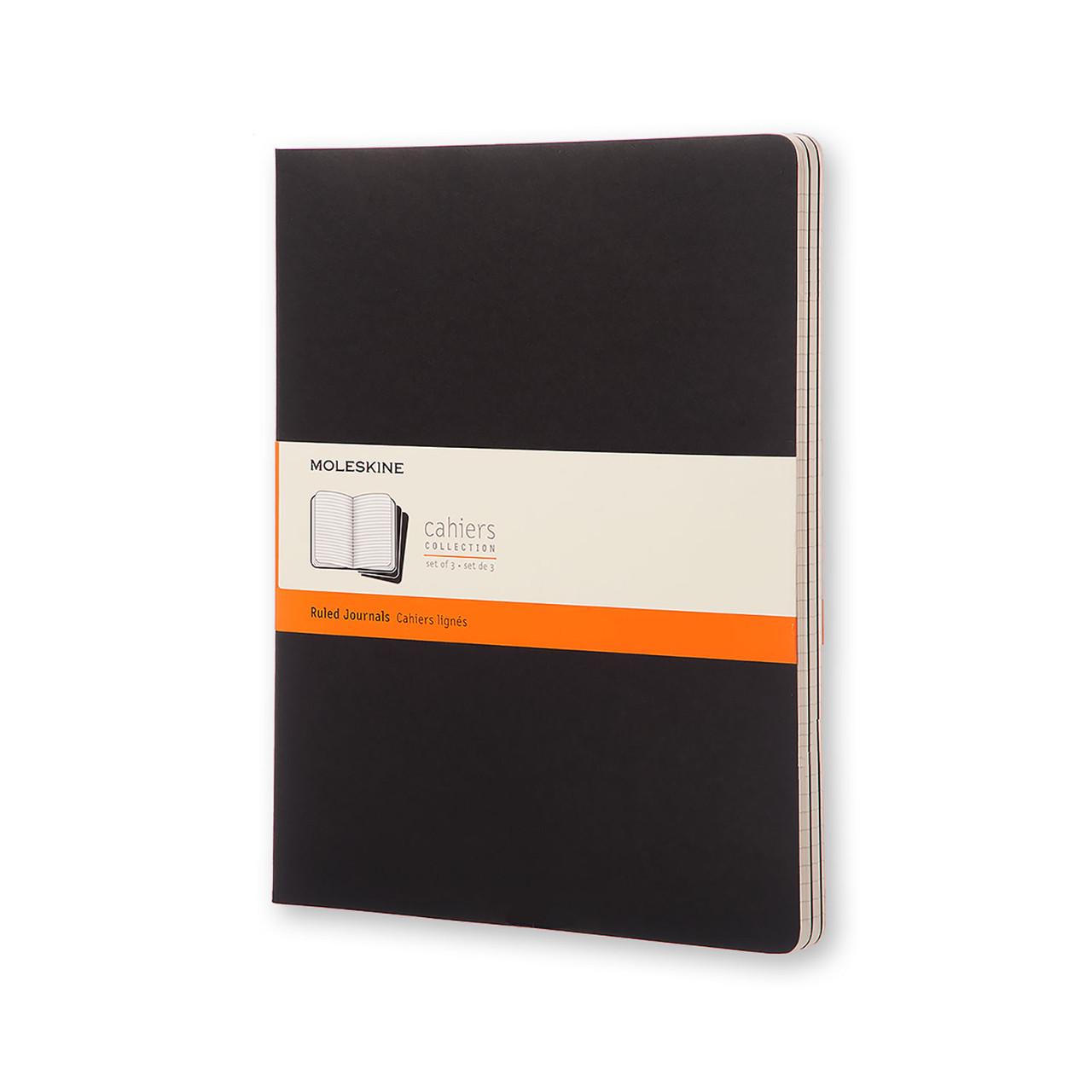Блокнот Moleskine Cahier XXL 120 страниц линейка 21х30 см Черный