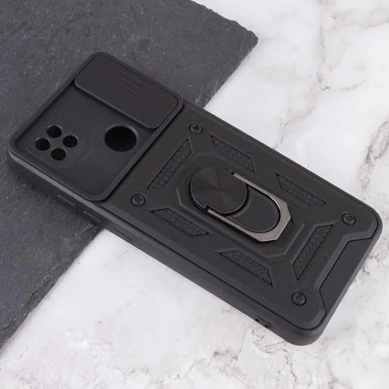 Ударопрочный чехол Camshield Serge Ring for Magnet для Xiaomi Redmi 9C / Redmi 10A Черный - фото 4