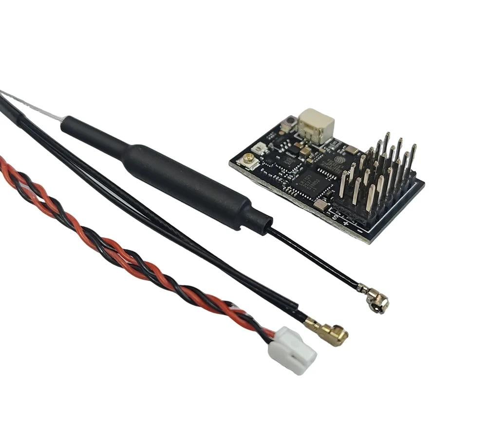 Приймач керування ELRS 915/2400MHz CYCLONE Dual Band PWM 6CH CRSF з антенами для FPV дронів (00-00025553)