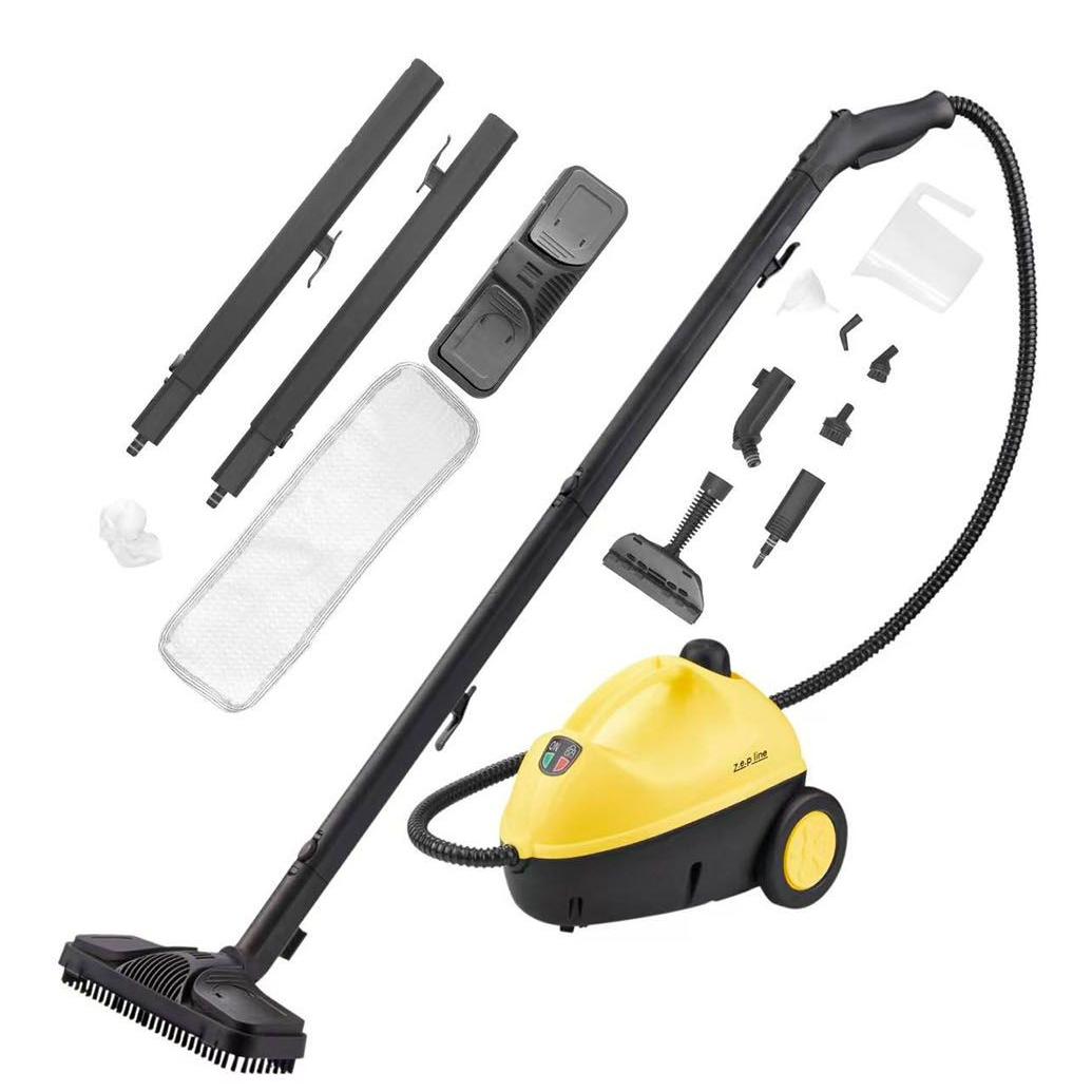 Пароочиститель на колесах Zepline ZP-00223 Желтый (401070)