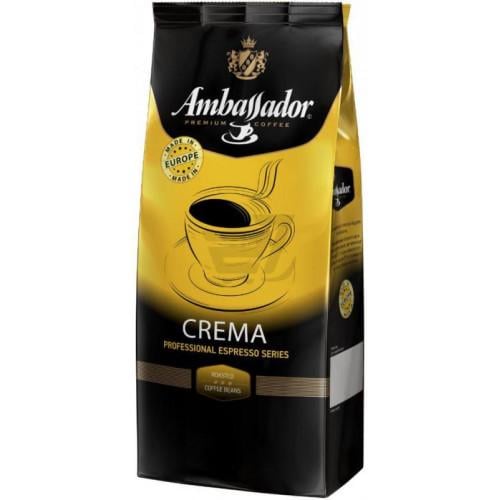 Кофе в зернах Ambassador Crema 1 кг (е-89)