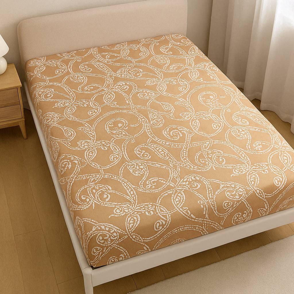 Простыня на резинке Скандинавские узоры 2 из ранфорса 160х200 см (R-1504b2/x160) Простыня на резинке Скандинавские узоры 2 из ранфорса 160х200 см (R-1504b2/x160)