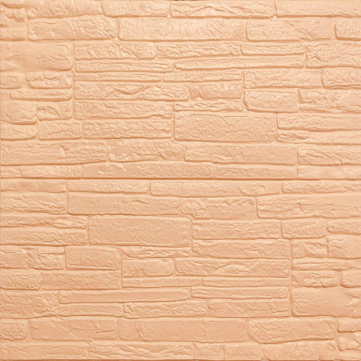 3D-панель Sticker Wall SW-00000722 самоклеящаяся 700x600x8 мм Коричневый (991943181)