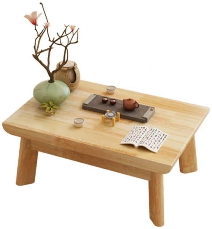 Журнальный столик из дерева Хайду 80х50 см Ваниль (ЖРС-80501302)