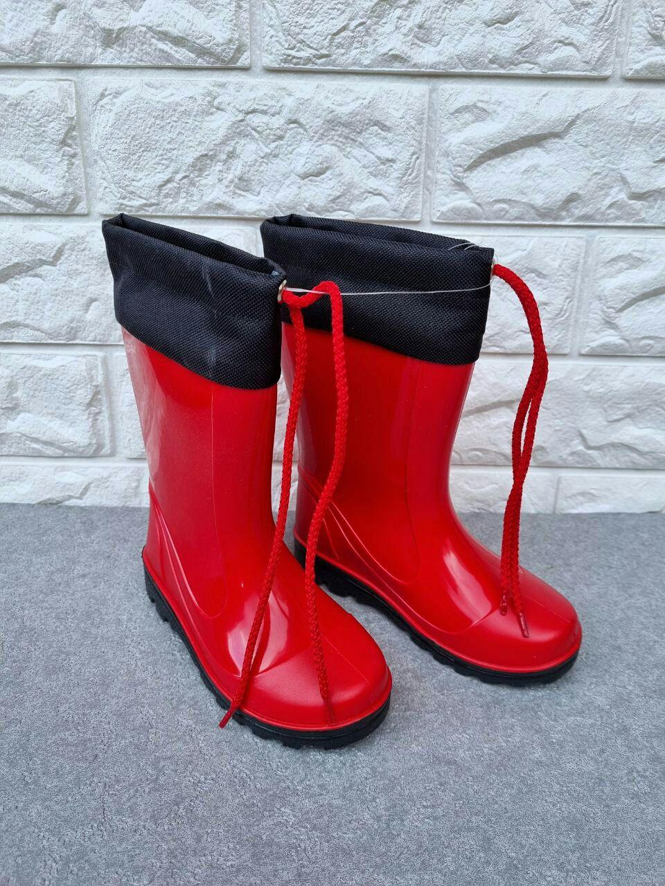 Резиновые сапоги для девочки Lemigo 631 р. 23/24 16,5 см Красный (631) Резиновые сапоги для девочки Lemigo 631 р. 23/24 16,5 см Красный (631)