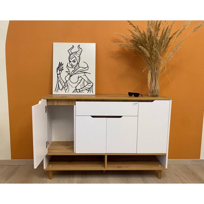 Тумба для взуття Lion Салліван-2 Німфея Альба/Дуб Аппалачі (26717769) - фото 4 Тумба для взуття Lion Салліван-2 Німфея Альба/Дуб Аппалачі (26717769) - фото 4