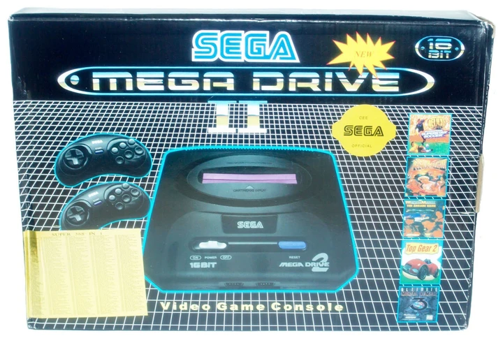 Ігрова приставка із вбудованими іграми (Sega Mega Drive 2)