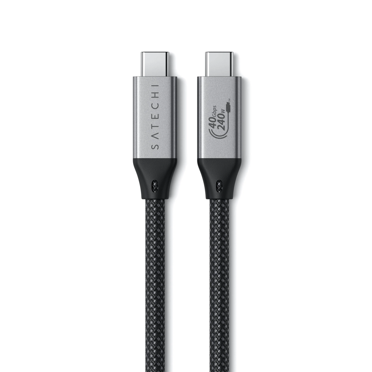 Кабель Satechi USB4 Pro 240W 1,2 м Space Gray (ST-YU4120M)