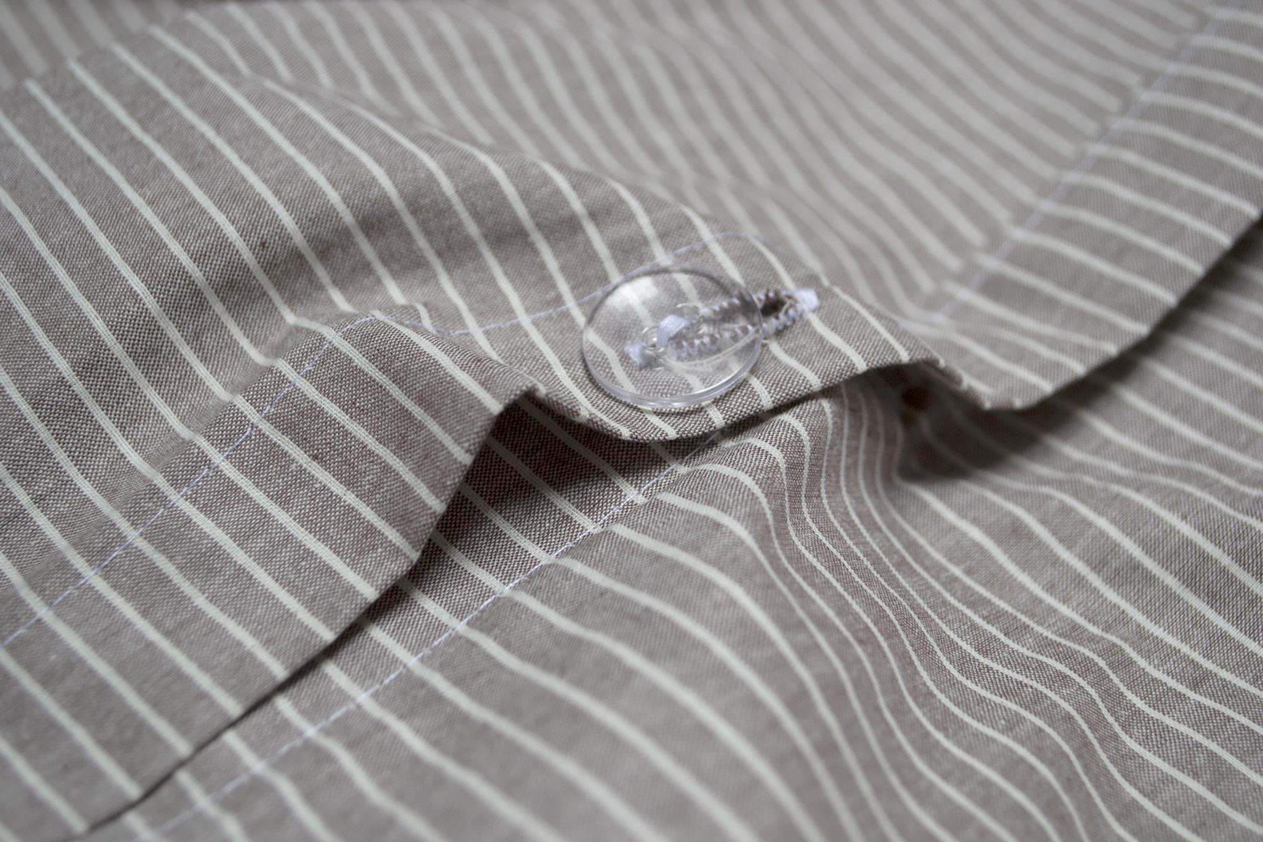 Комплект постельного белья Lotus Home Premium Percale Stripe семейный Коричневый (26668172) - фото 7 Комплект постельного белья Lotus Home Premium Percale Stripe семейный Коричневый (26668172) - фото 7