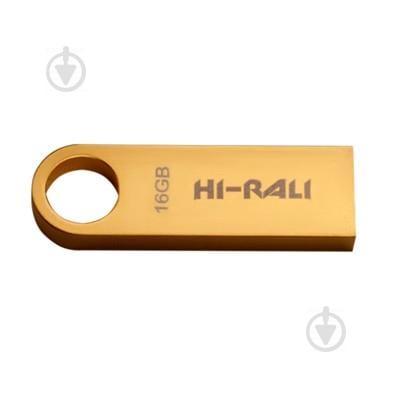 Флеш-накопитель USB 16GB Hi-Rali Shuttle Series Gold (HI-16GBSHGD)