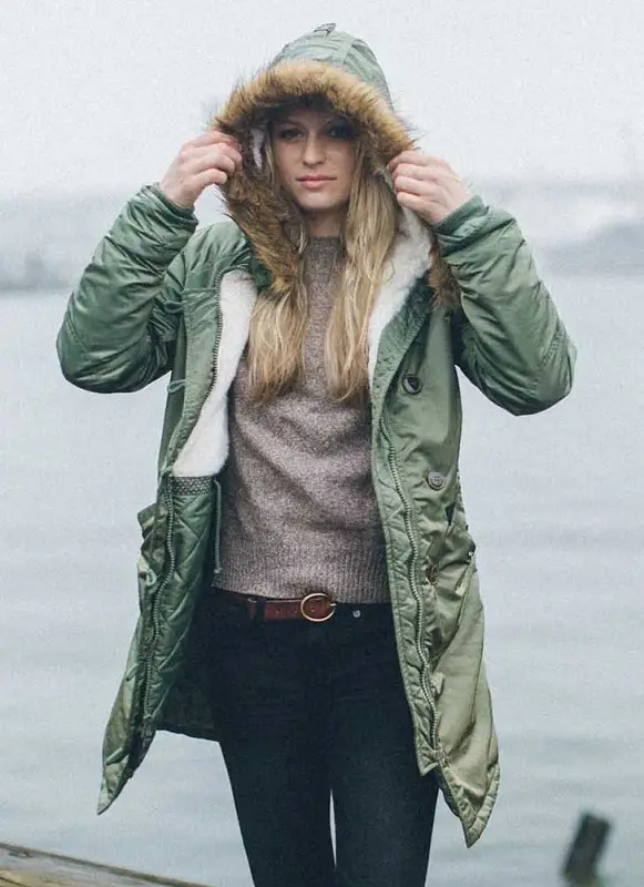 Куртка аляска Alpha Industries Elyse Parka M Sage Green (WJE45500C1SGM) - фото 3