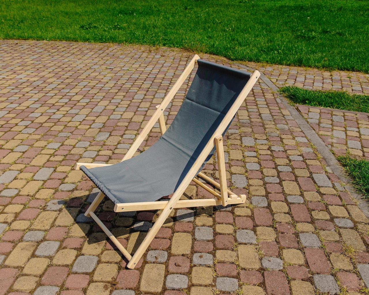 Шезлонг для дачи тканевый XRmaster Графитовый (КШ-022) - фото 2 Шезлонг для дачи тканевый XRmaster Графитовый (КШ-022) - фото 2