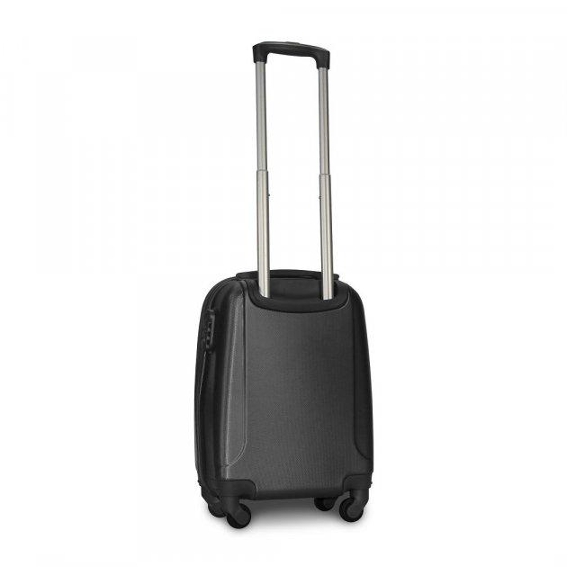 Валіза пластикова Fly 310 XS міні ручна поклажа на 4 колесах Сірий (CEKRBFL310XM4SER) - фото 3