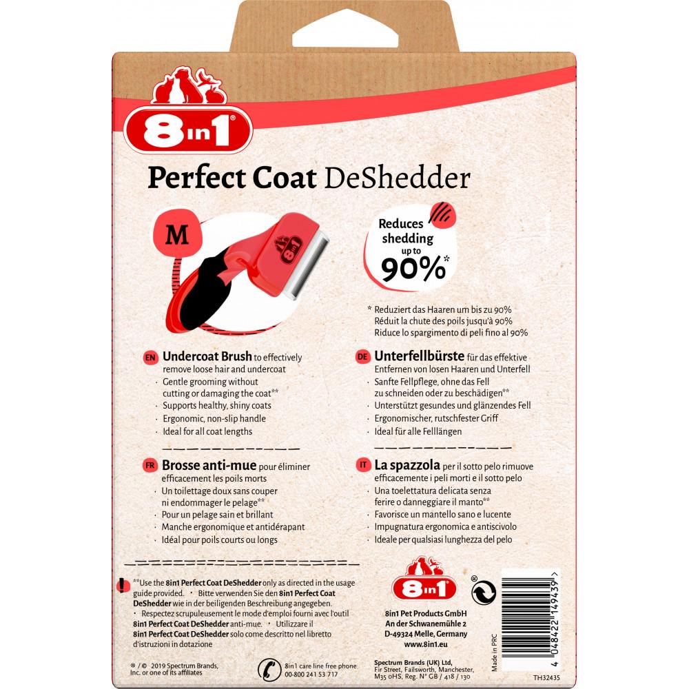 Дешеддер Perfect Coat DeShedder Dog 8in1 M 6,5 см (661616/151791/661508СПЕЦ) - фото 2