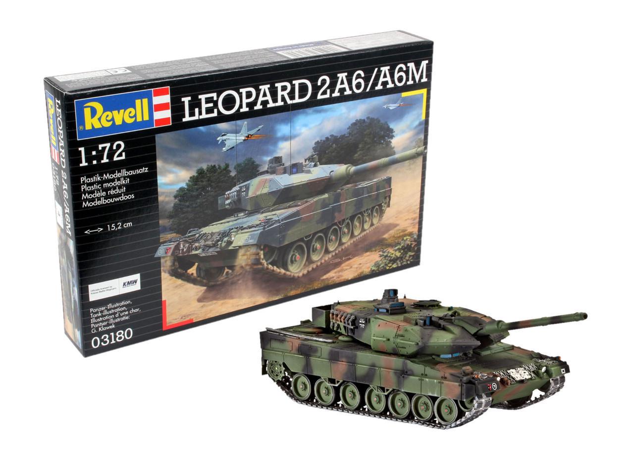 Збірна модель Revell Танк Леопард 2A6/A6M рівень 4/1:72 (RVL-03180) - фото 2