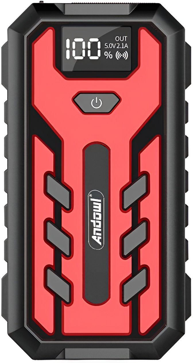 Пускозарядний автомобільний пристрій Andowl Q-D1020X1 20000 mAh Чорний (039e7a57) - фото 1