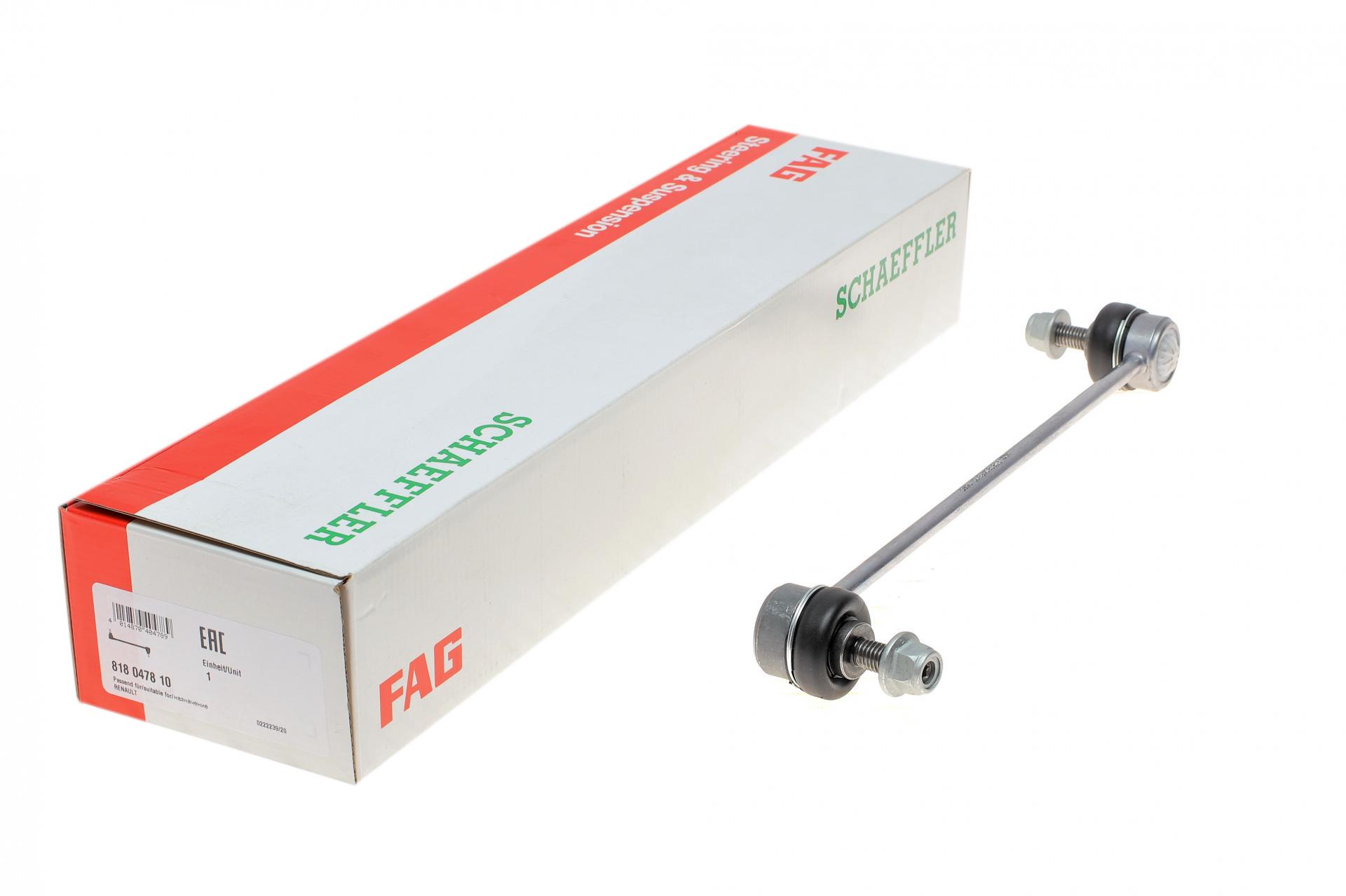 Тяга переднего стабилизатора FAG Renault Laguna 07- (818 0478 10)