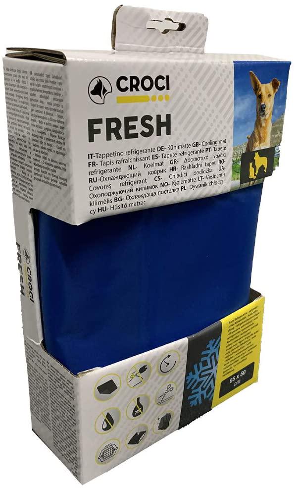 Охолоджуючий килимок для собак 65х50 см Croci Fresh Синій (1174438641) - фото 5