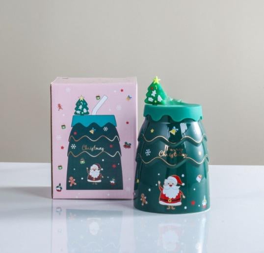 Склянка новорічна Merry Christmas 13333 400 мл Зелений (4625601)