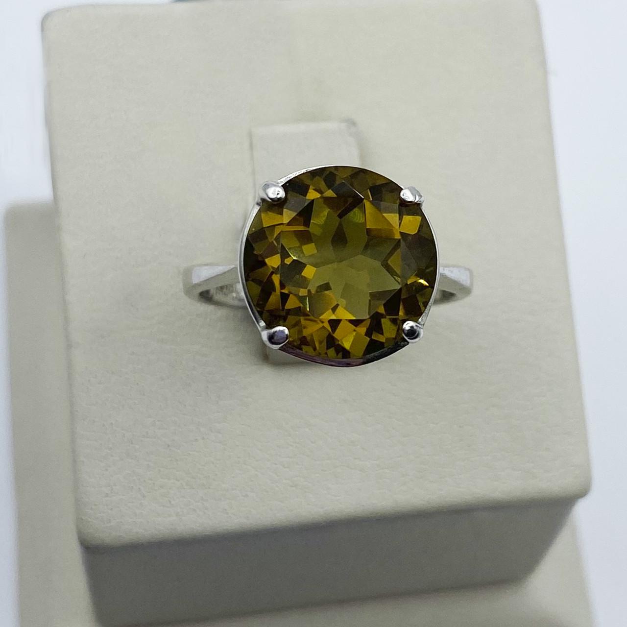 Кольцо серебряное с султанитом р. 17,5 3,67 г (984327006) Кольцо серебряное с султанитом р. 17,5 3,67 г (984327006)