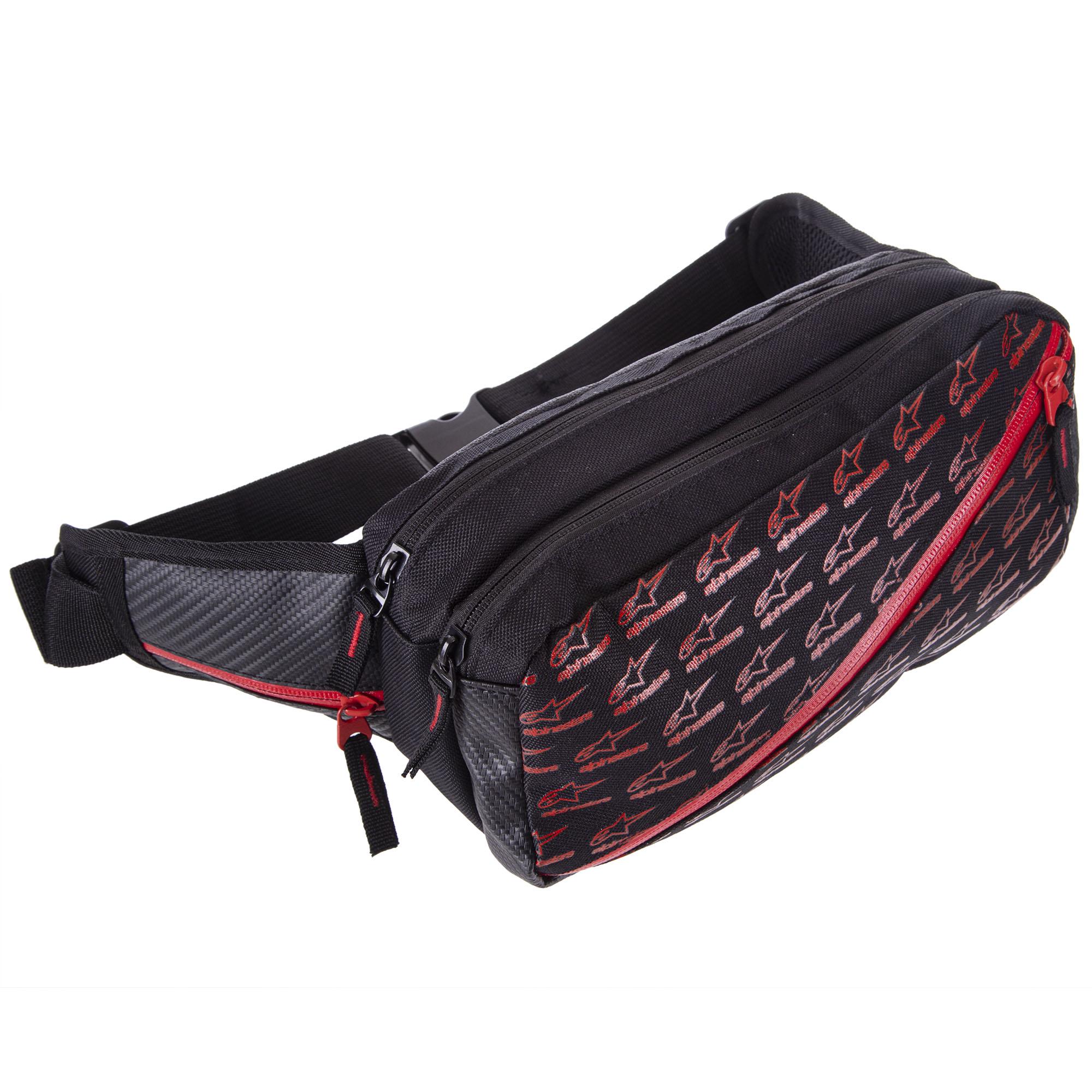 Сумка поясная Alpinestars MS-5519 Черно-красный (NA003287)