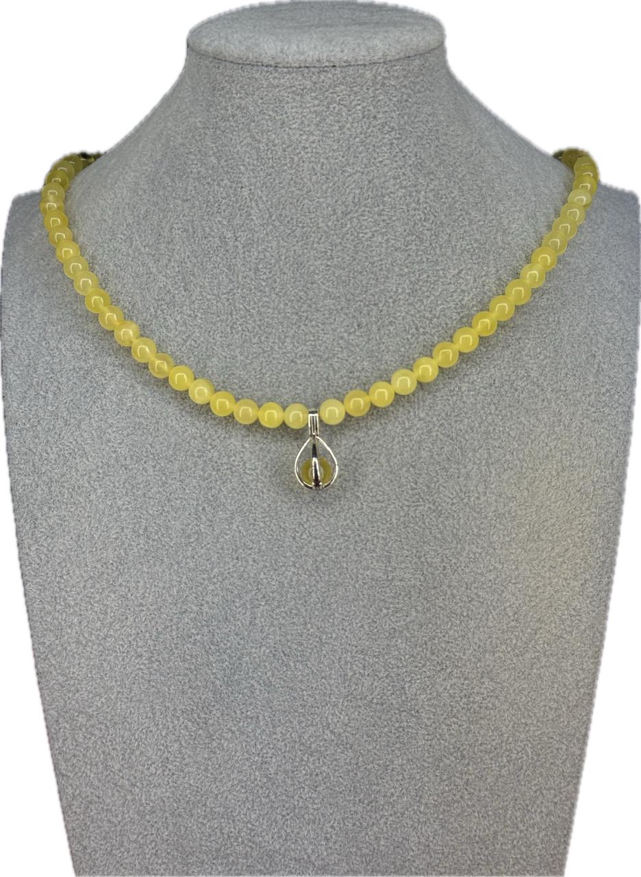 Бусы из янтаря 48 см (р-113)