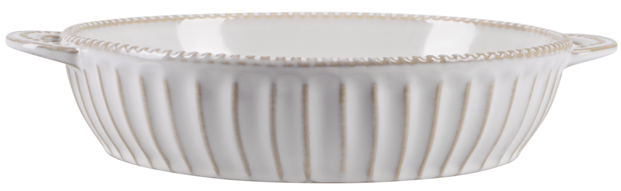 Форма для запекания круглая Limited Edition Allegra Biege каменная керамика 25,5х21х5,5 см (GJH012-25-2-129) - фото 3 Форма для запекания круглая Limited Edition Allegra Biege каменная керамика 25,5х21х5,5 см (GJH012-25-2-129) - фото 3