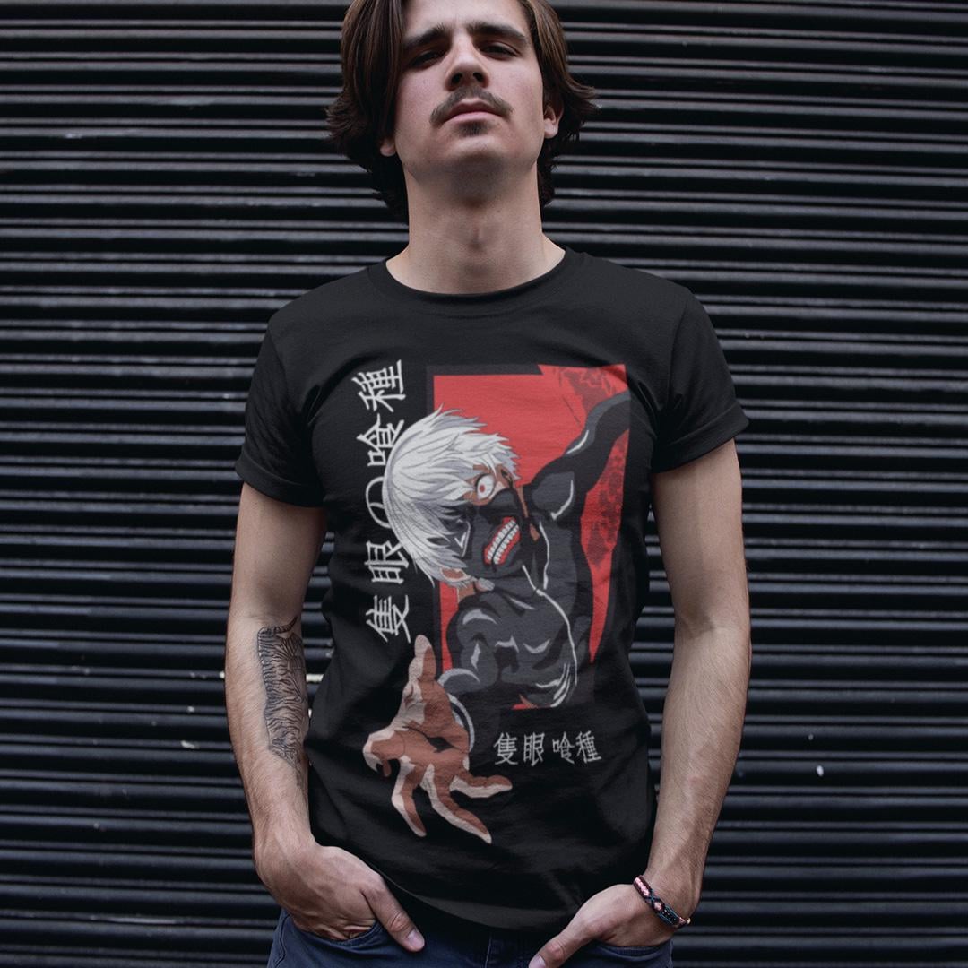 Футболка унисекс Tokyo Ghoul Kaneki Ken 3XL Черный (0000013537)