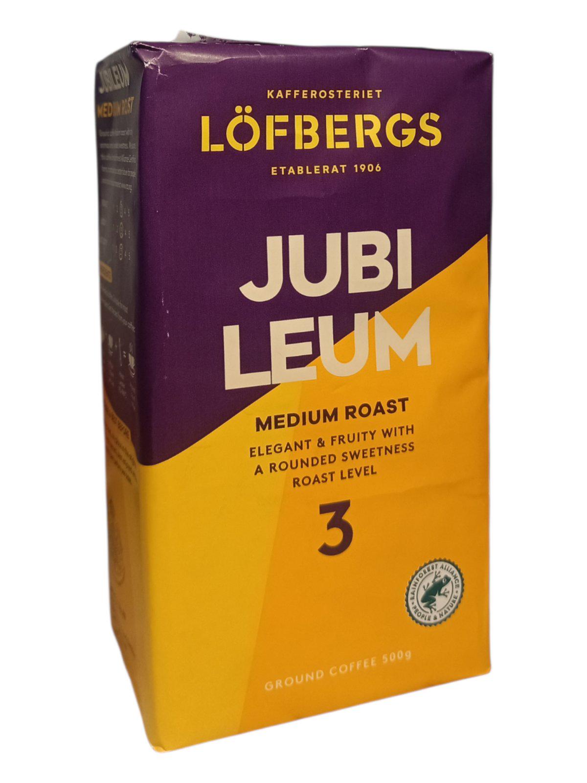 Кофе LOFBERGS Jubileum Medium Roast молотый 500 г (57815)
