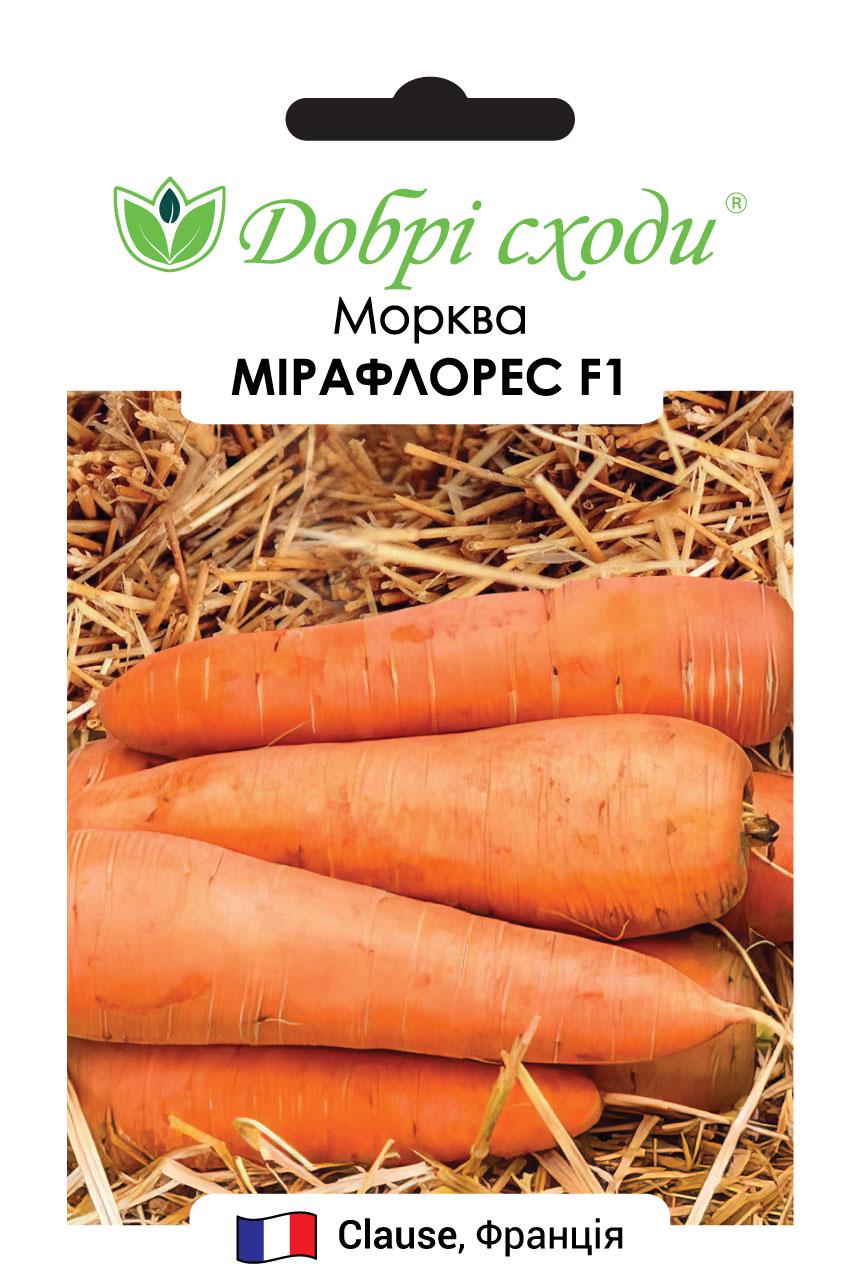 Семена морковь Мирафлорес F1 Добрі Сходи 400 шт. (01140034)