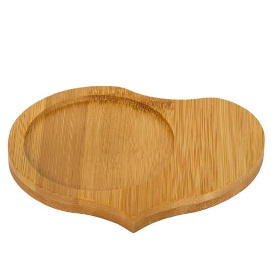 Набор керамических кружек Elisey Тандем с бамбуковой подставкой 170 мл 9 пр. Белый (135-81-9184-003) - фото 5