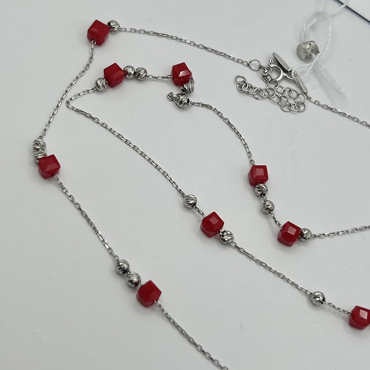 Колье серебряное с кварцем 65+5 см 6,02 г (2579328553)