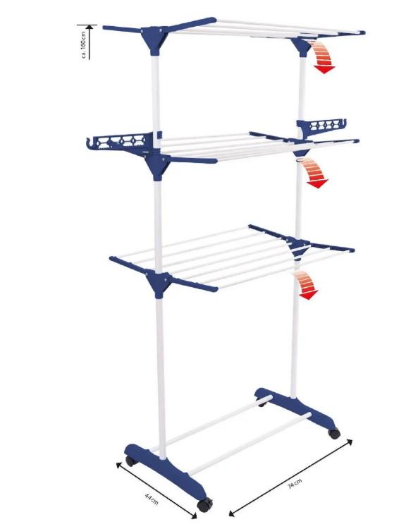 Сушилка для белья напольная Casa Si Peak White (CS92188H001) - фото 3