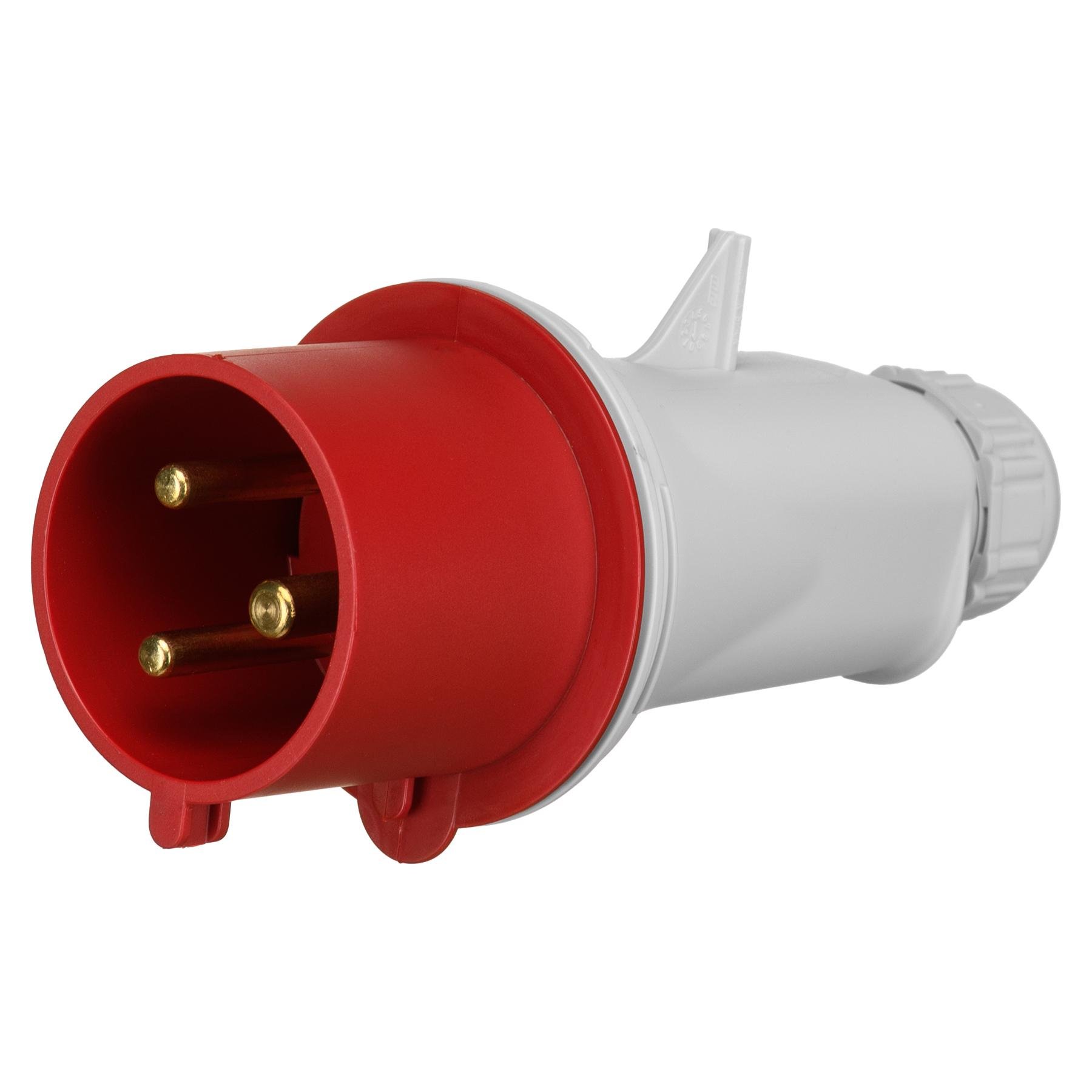 Вилка кабельна IDE 32А 380V 2P+E IP44 (3104)