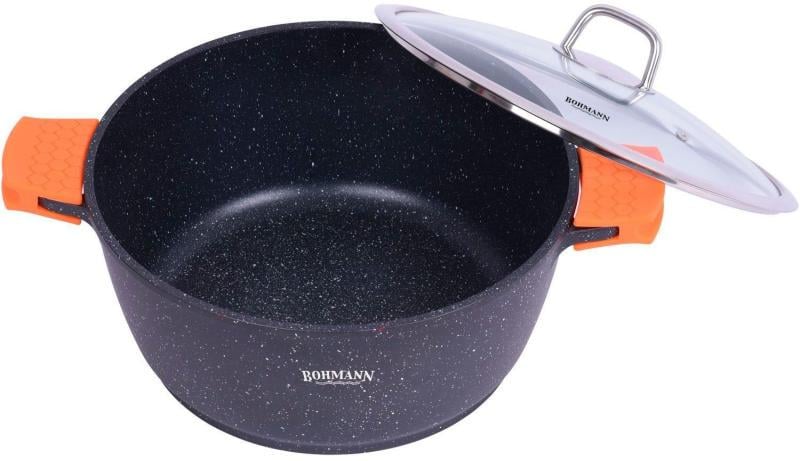 Кастрюля Bohmann BH-7350-36-MRB 13 л Черный (14380170) Кастрюля Bohmann BH-7350-36-MRB 13 л Черный (14380170)