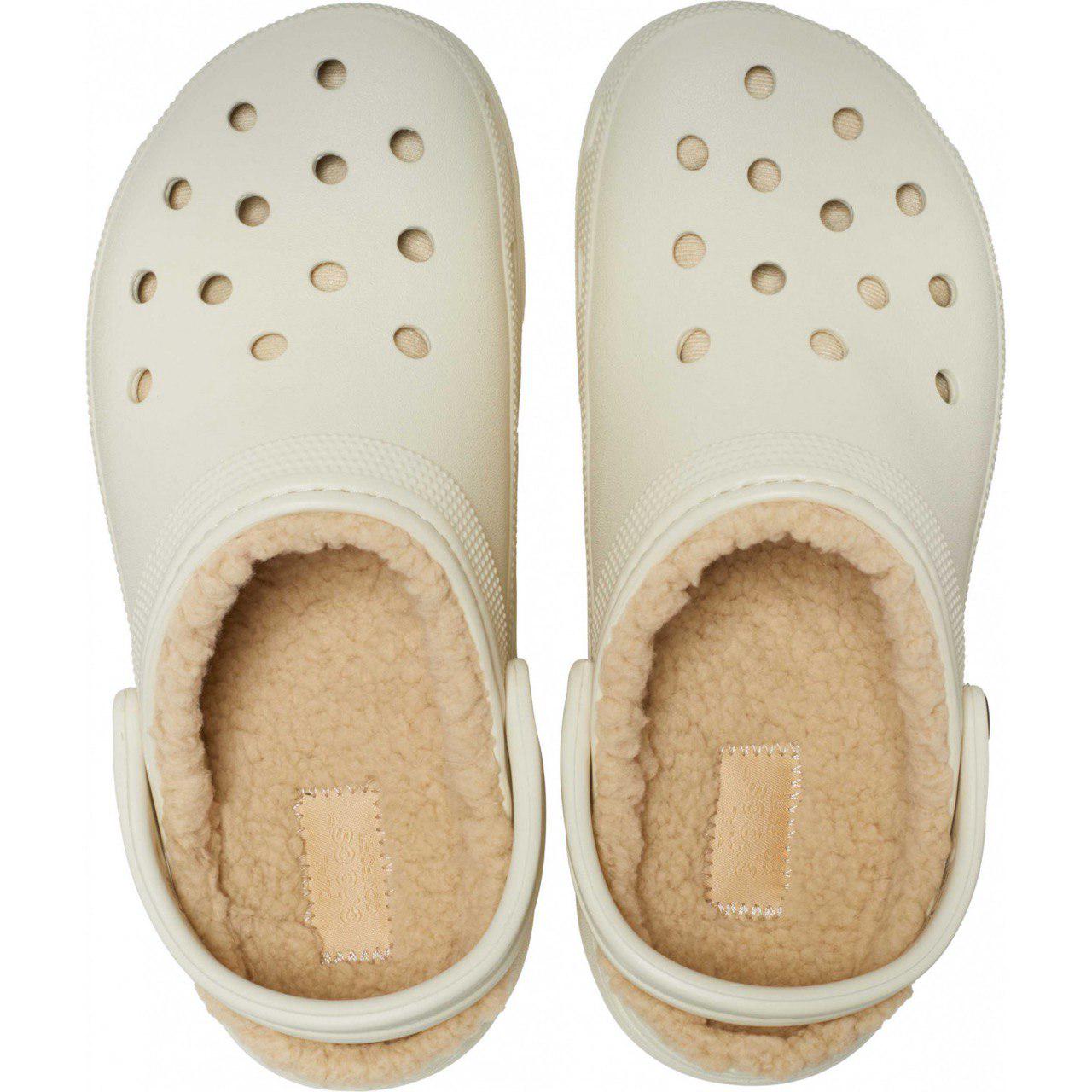 Сабо Crocs Classic Platform Lined Clog Bone M5W7 р. 37 - фото 4