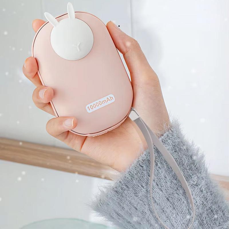 Повербанк GXZ-N705 2in1 с обогревателем для рук 10000 mAh Pink/Rabbit (00000074378_2) - фото 4 Повербанк GXZ-N705 2in1 с обогревателем для рук 10000 mAh Pink/Rabbit (00000074378_2) - фото 4