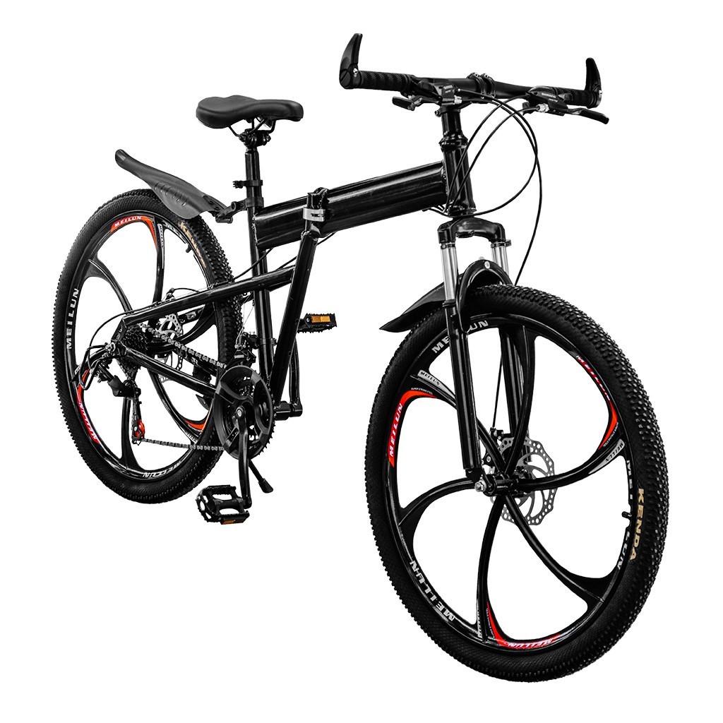 Велосипед с литыми дисками Kucher "city Style" складной 26" рама 17" Черный (1501210056) - фото 2