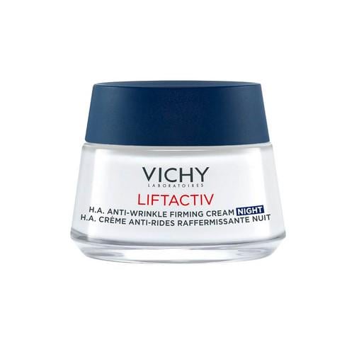 Крем разглаживающий Vichy Liftactiv Anti-Wrinkle для коррекции морщин кожи лица с гиалуроновой кислотой ночной 50 мл (2536565111)