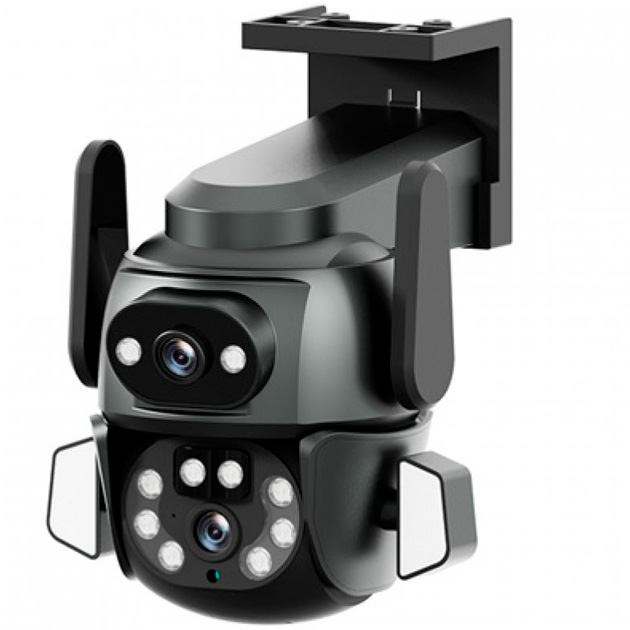Камера відеоспостереження зовнішня IP Xo CR04 Robot Dual Outdoor Dome Camera 2,4G (2305609919)