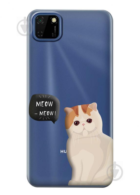 Прозрачный силиконовый чехол iSwag для Huawei Y5p с рисунком - Котенок (KS2417) Прозрачный силиконовый чехол iSwag для Huawei Y5p с рисунком - Котенок (KS2417)