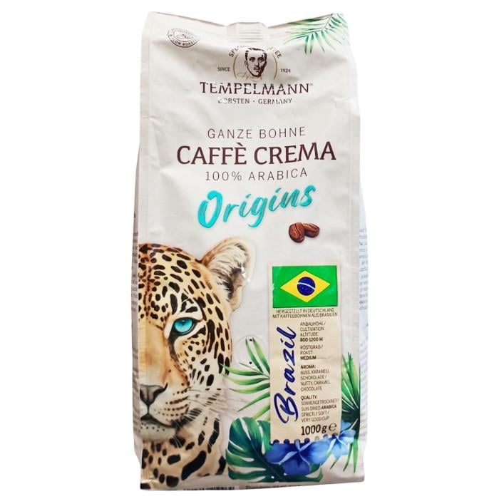 Кава в зернах Tempelmann Origins Brazil 1 кг