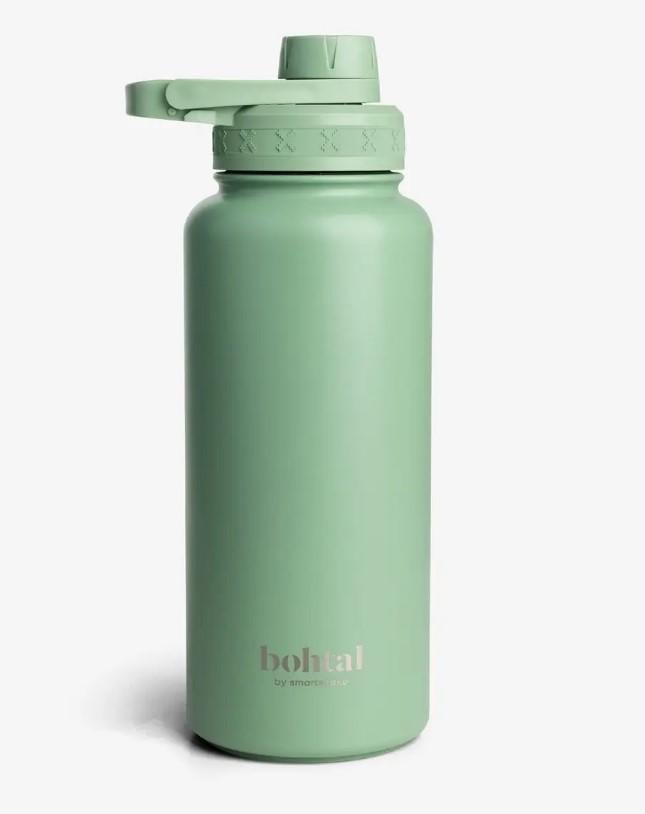 Пляшка для води Smartshake Bohtal Insulated Sports Bottle 960 мл/32 oz Green металева з подвійною вакуумною ізоляцією (11280201)
