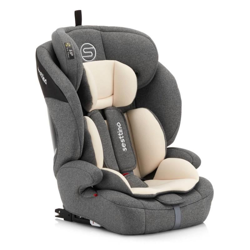 Автокрісло Sesttino Rocker група 1-2-3 9-36 кг із системою Isofix Бежевий/Сірий