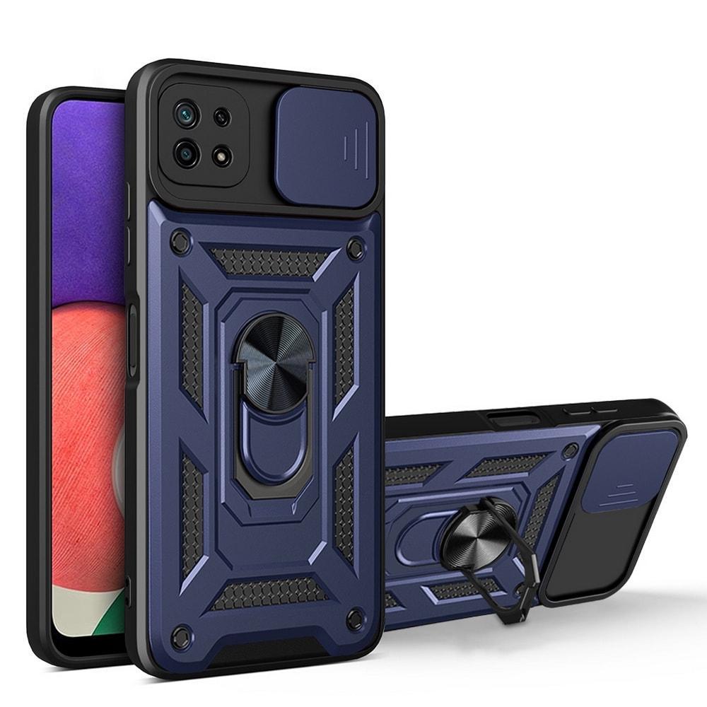 Чехол с защитой камеры 3DGuard Samsung Galaxy A22 5G A226 Blue (32475-28)