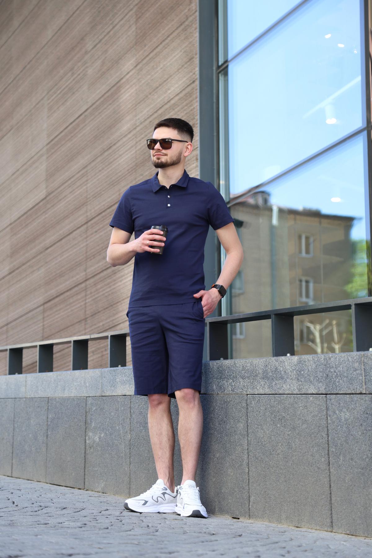 Костюм мужской Flax Intruder льняной XXL Синий (1624351714/2/5) - фото 4 Костюм мужской Flax Intruder льняной XXL Синий (1624351714/2/5) - фото 4